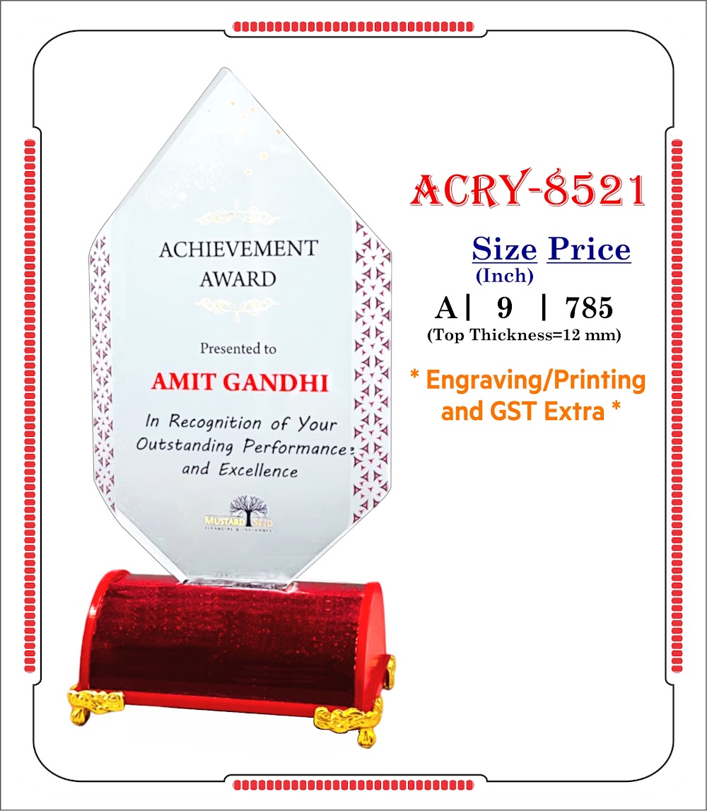 Acrylic Award Acry-8521