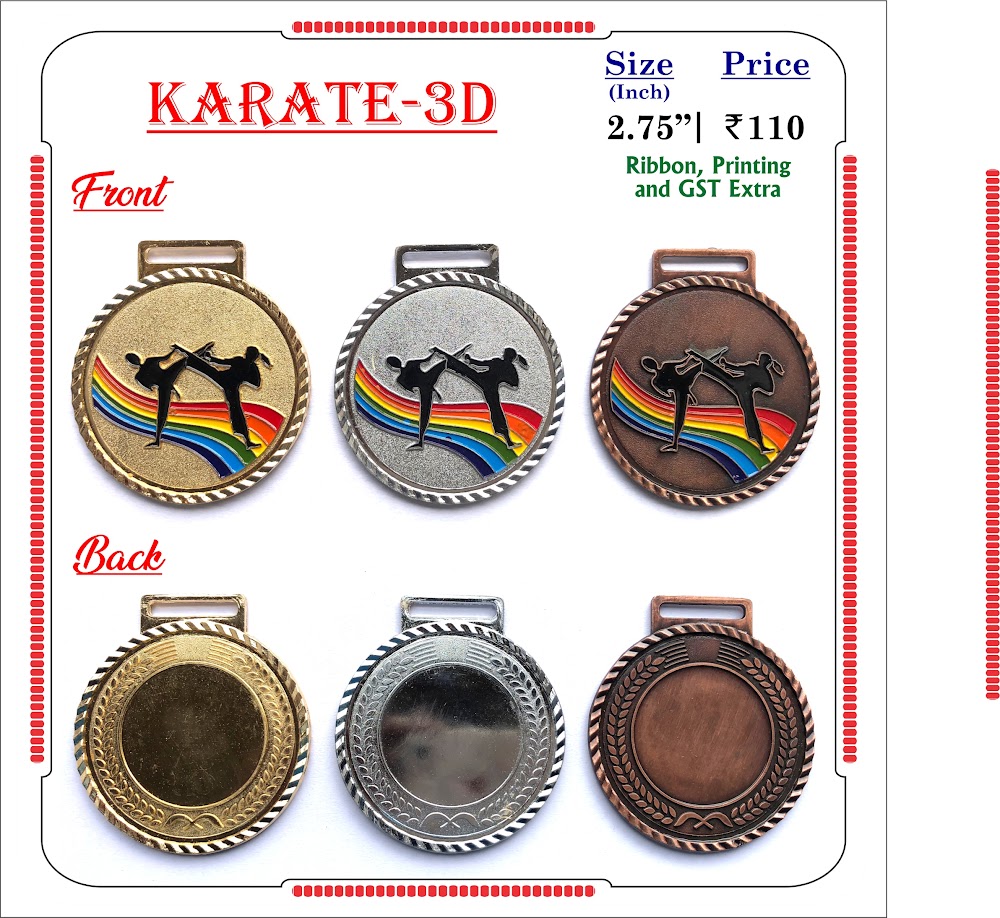 Karate 3D Medal