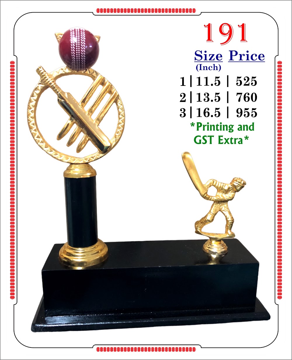 Metal Trophy 191